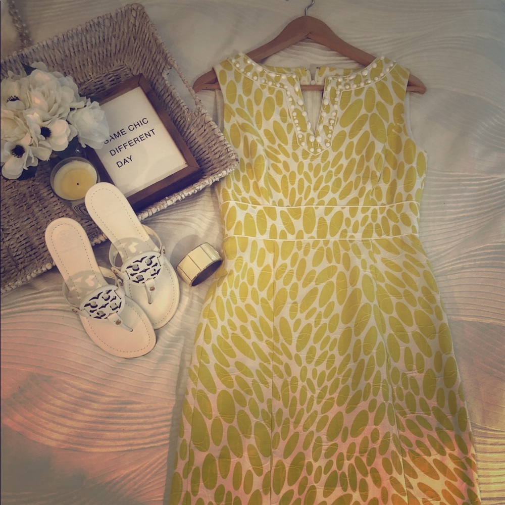 Embellished shift dress